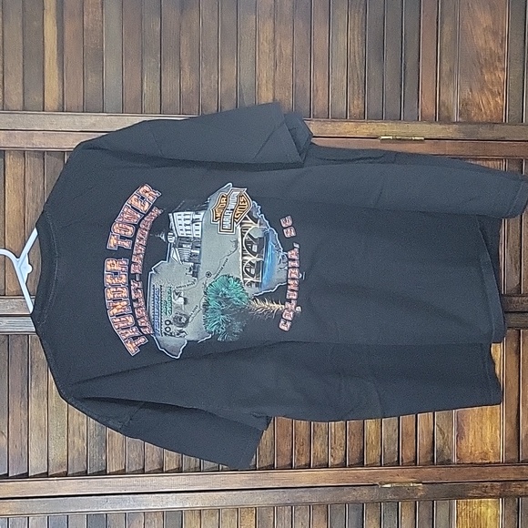 Harley Davidson 2XL Black Thunder Tower Columbia, SC T-Shirt - Picture 7 of 7